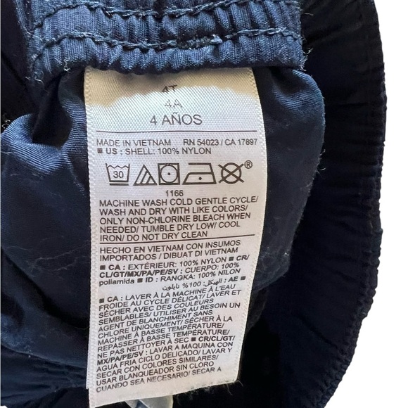 Old Navy Boys Navy Drawstring Cargo Shorts | 4T - Picture 4 of 4